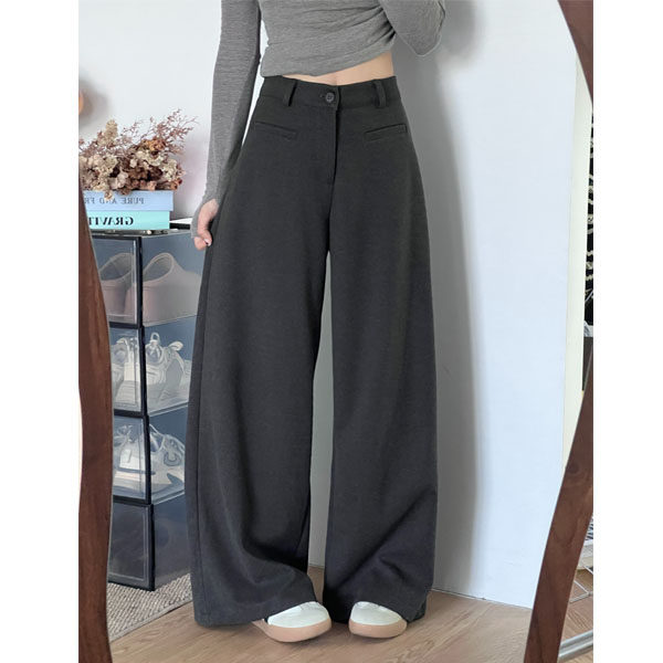 梨型身材毛呢西装裤女高级感垂感大码胖mm宽松显瘦垂感休闲阔腿裤,女装/女士精品,大码裤装,淘宝优惠券,粉丝福利购,淘宝优惠卷