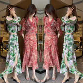 显瘦上衣不规则碎花半身裙 裙女2025夏新款 法式 高级感轻奢沙滩套装