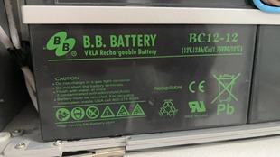 B.B.BATTERY蓄电池BC12 消防系统精密仪器电梯 12V12AH