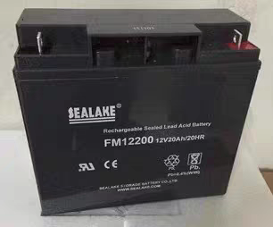 SEALAKE蓄电池FM12220海湖电池12V20AH消防照明 纽福克斯应急电源