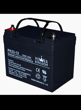 POERKINGDOM三力豫光蓄电池PK33-12机房12V33AH消防直流屏电源UPS