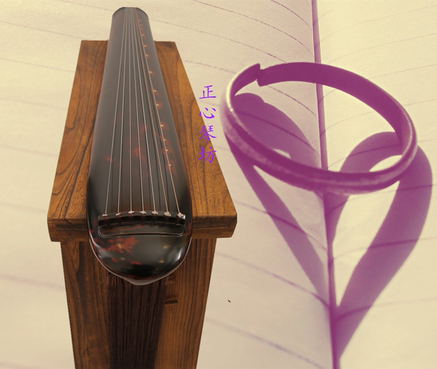 朱砂新款棕色初学者通用紫檀红混沌式老房梁桐木生漆古琴