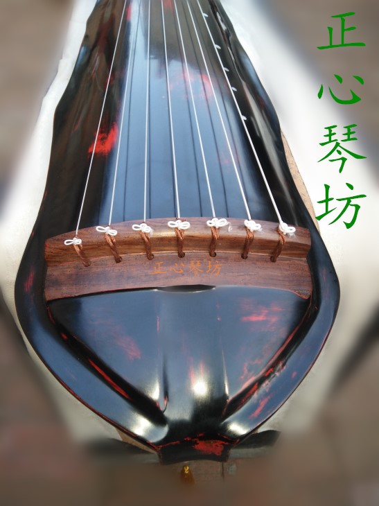 蕉叶黑红花演奏古琴老杉木鹿角霜 精品古琴送配件