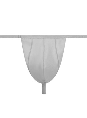 男士纯棉丁字内裤 男生性感低腰透气三角裤细带兜裆布运动单丁t裤