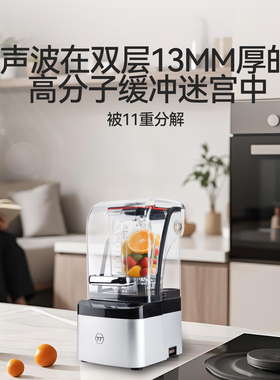 TT800商用冰沙机消音舱破壁机