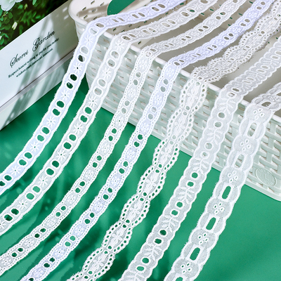 镂空棉布蕾丝花边可穿丝带布料