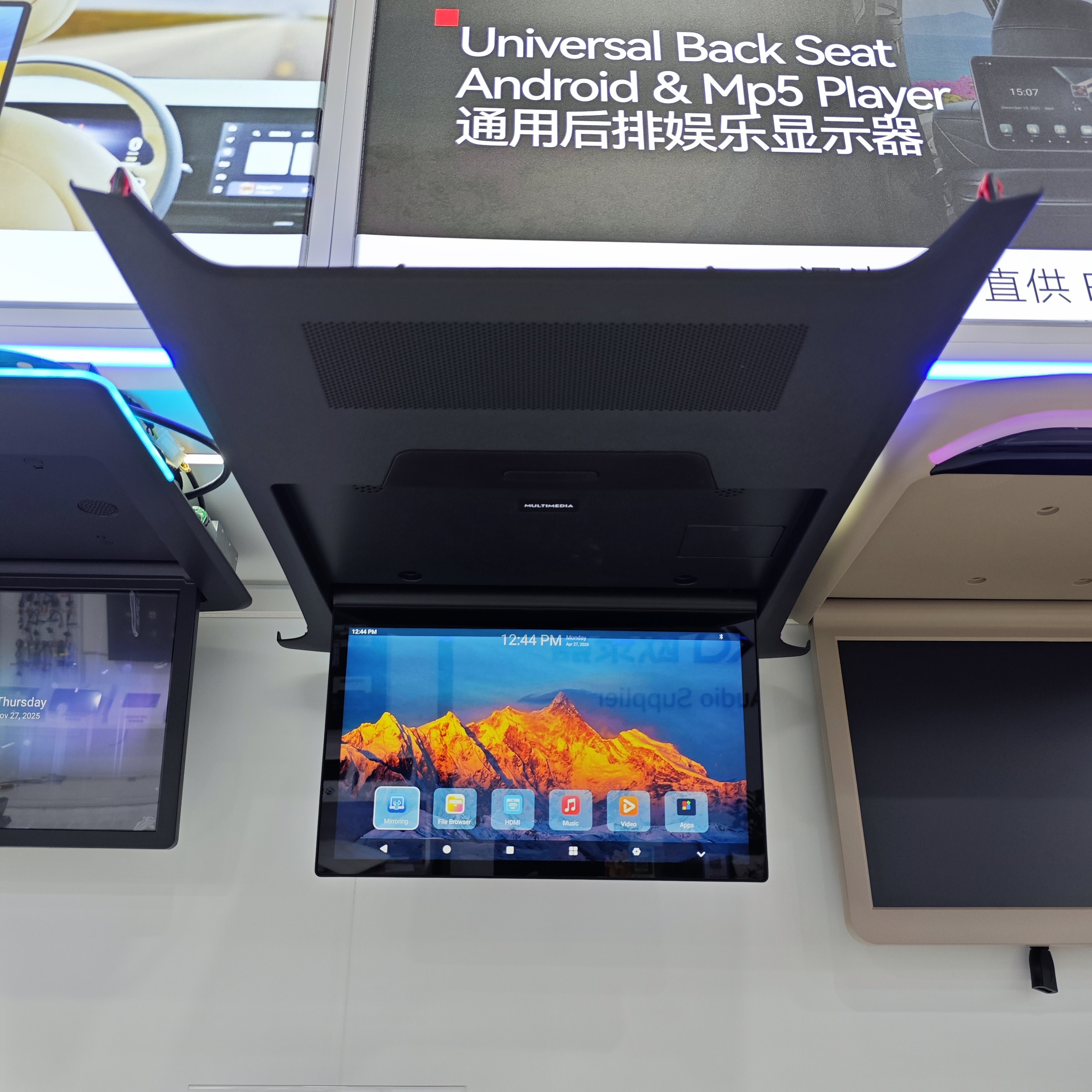 40系埃尔法吸顶电视14寸WIFI触摸屏威尔法2025款手机投屏蓝牙HDMI