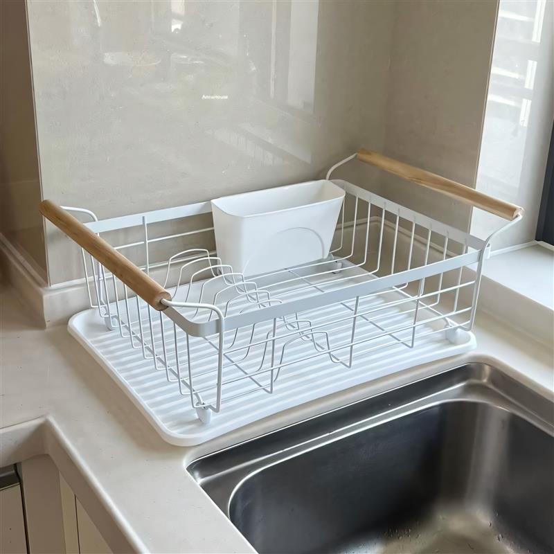 厨房碗碟收纳架沥水碗架厨房水槽台面置物架放碗筷盘餐具滤水架子