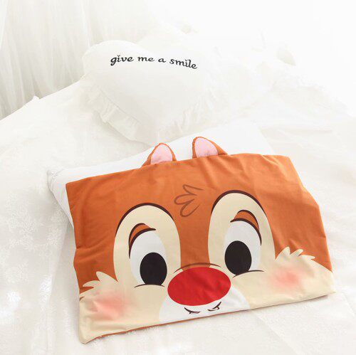 爆款包邮】日系卡通情侣枕头单人学生宿舍枕芯带枕套睡眠家用简约