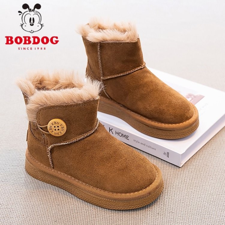 巴布豆儿童雪地靴女童大棉鞋2025冬季加绒加厚童鞋女孩棉靴保暖鞋,童鞋/婴儿鞋/亲子鞋,雪地靴,淘宝优惠券,粉丝福利购,淘宝优惠卷