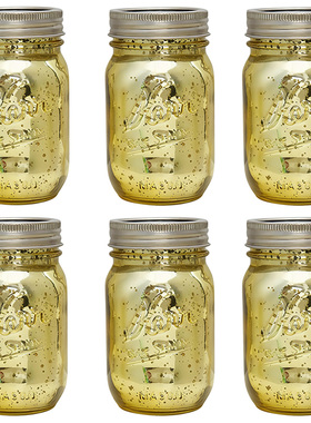 【梅森生活家】美国kerr梅森罐16oz标口玻璃密封罐彩色储物罐