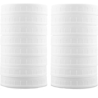 【梅森生活家】mason jar plastic lids梅森罐塑料密封白色盖子