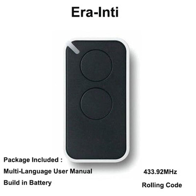 Era Inti 2 433.92MHz Rolling Code Remote Control 黑色