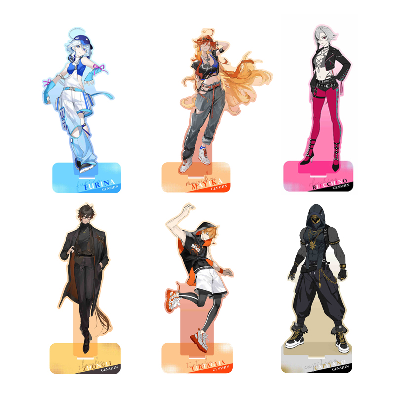 火神玛薇卡钟离二次元游戏原神周边亚克力摆件芙宁娜阿蕾奇诺立牌