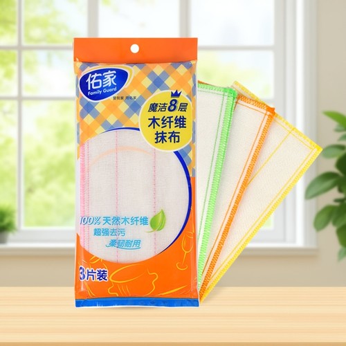 加厚厨房客厅办公室木纤维抹布