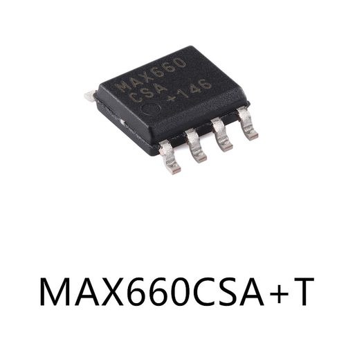 MAX660CSA+T封装SOIC-8原装电荷泵电源芯片贴片电子元器件120uA
