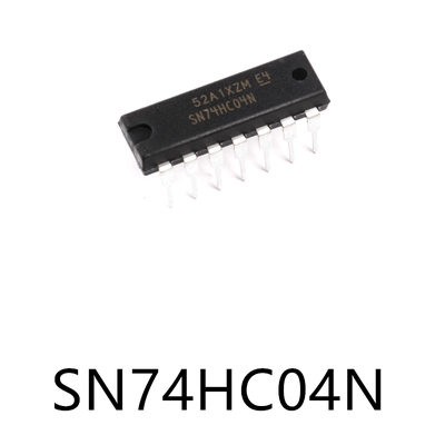 SN74HC04N封装DIP-14原装反相器逻辑芯片集成IC电子元器件贴片2uA
