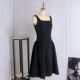 高级感显瘦气质连衣裙2025春夏新款 无袖 收腰小黑裙生日宴会小礼服