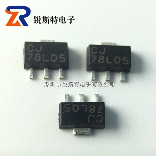 78L05 SOT-89 贴片三极管 三端稳压 CJ78L05 长电科技 7805