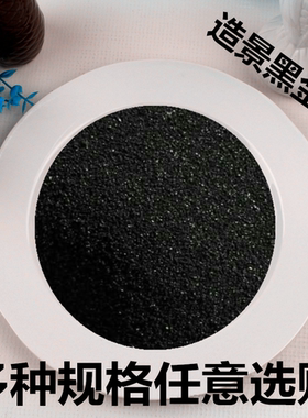 黑金沙黑色造景黑沙鱼缸沙子