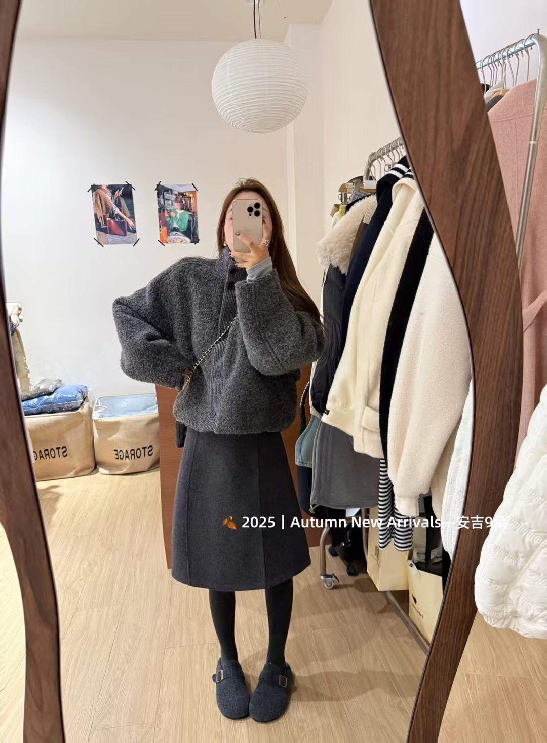 韩国东大门2025冬季新款韩版宽松休闲立领长袖毛呢短外套女上衣潮