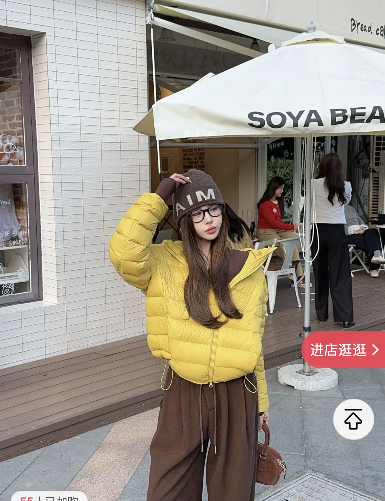 韩国东大门2025秋冬新款韩版宽松休闲连帽羽绒服女短款排骨短外套