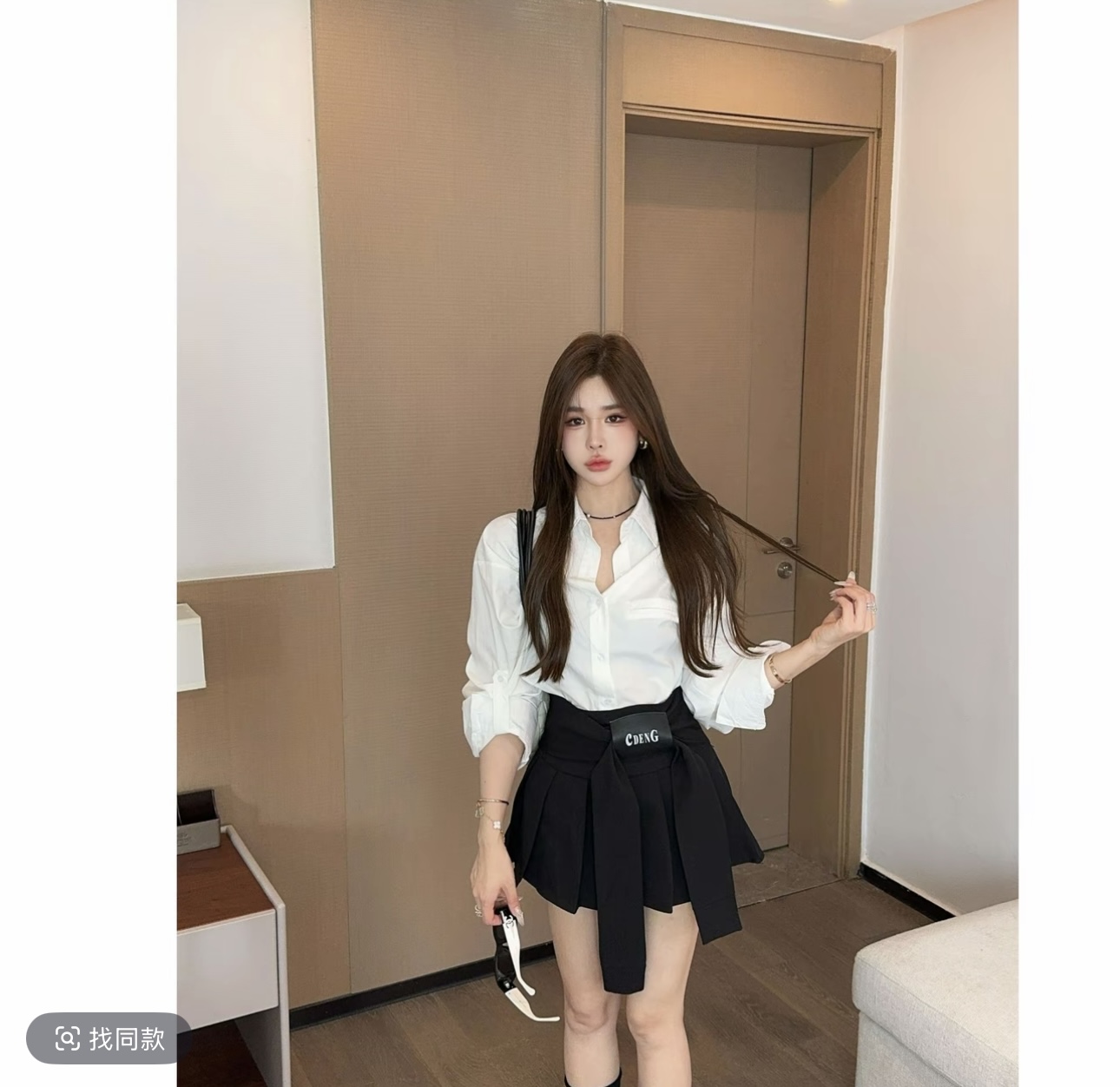 2025秋季新款韩版宽松时尚百搭显瘦翻领长袖衬衫女休闲通勤上衣潮