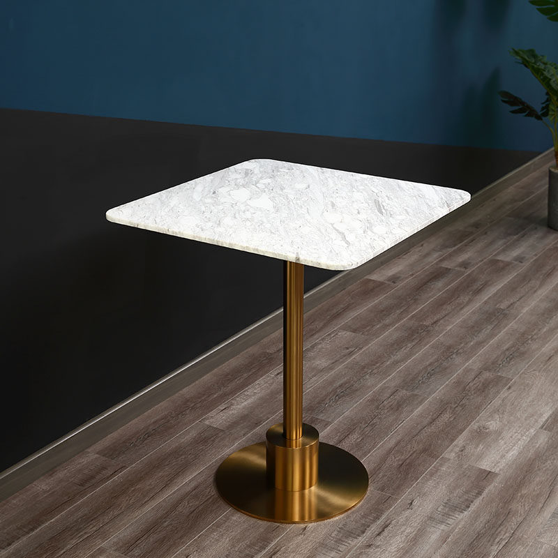 北欧 天然大理石咖啡厅洽谈桌 家用简约正方形桌子小户型轻奢饭桌|msdalam kategori perabot kediaman, of Tables, meja makan - dari Buy2taobao.com untuk memberikan perkhidmatan ejen Taobao profesional membeli