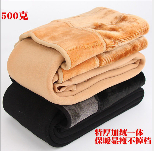 500克 光腿神器 打底裤女加绒加厚肤色特超厚一体外穿冬季