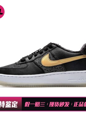 【喜樂运动】 Nike 儿童板鞋 黑色 皮革 四季通用