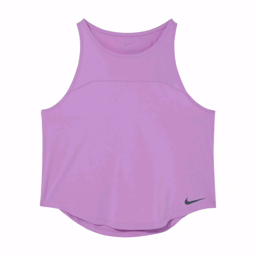 Nike 反光Logo印花宽松休闲吊带背心 女款 灯草紫红
