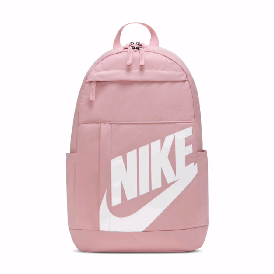 Nike 耐克 ELEMENTAL 休闲运动基础大Logo 书包背包双肩包 樱花粉