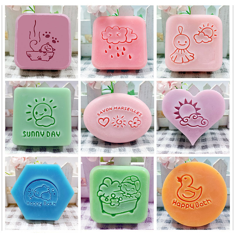 diyclan气象天气图案亚克力皂章