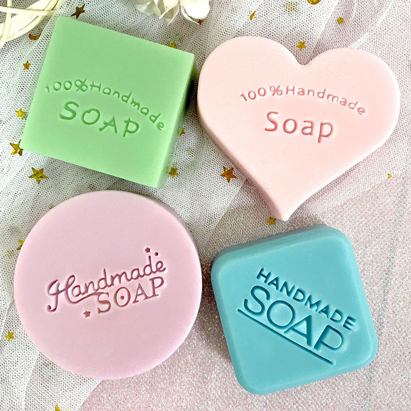 Handmade Soap 英文字母字体手工制品肥皂印章亚克力皂
