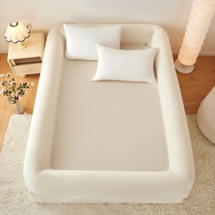 海外版人类狗窝围栏边床单软包小孩防掉落四周包裹感安全舱可拆洗