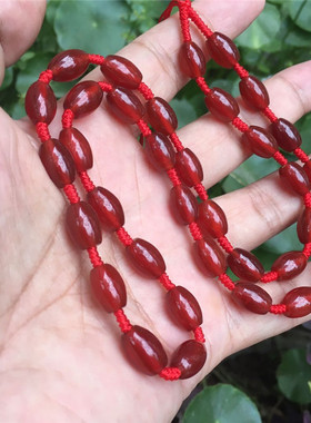 红玛瑙吊坠挂件绳观音佛牌毛衣链