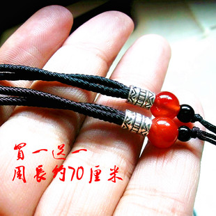 项链绳男女长款毛衣链包邮红玛瑙吊坠挂绳挂脖玉观音佛爷挂坠绳子