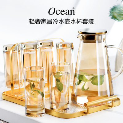 ocean鸥欣凉水壶套装大容量