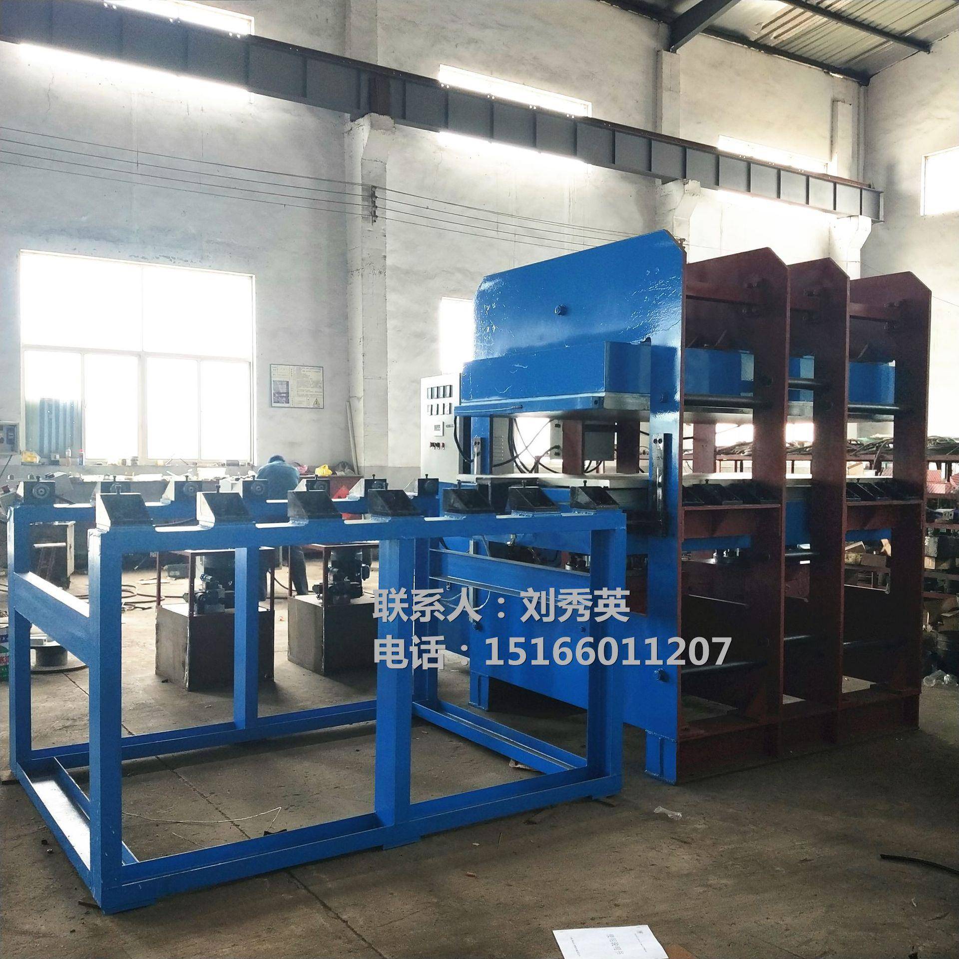 框架式硅胶板硫化机 加热垫模压成型机橡胶地砖硫化机