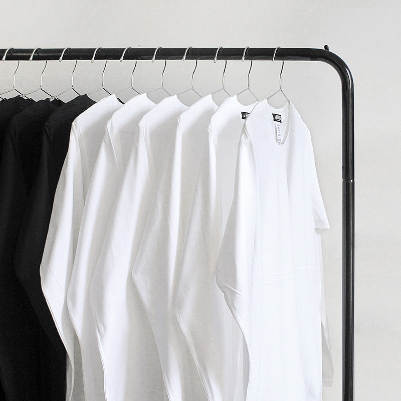FDSKclub 白色男士打底衫秋冬内搭长袖t恤纯棉体恤打底衣上衣秋衣