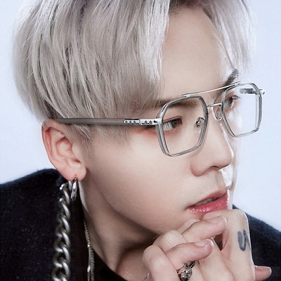 LOWERCASE陈伟霆大框双粱眼镜架