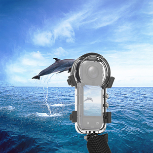 适用于影石insta360 X5相机全隐形潜水壳防水壳50潜水防水壳配件