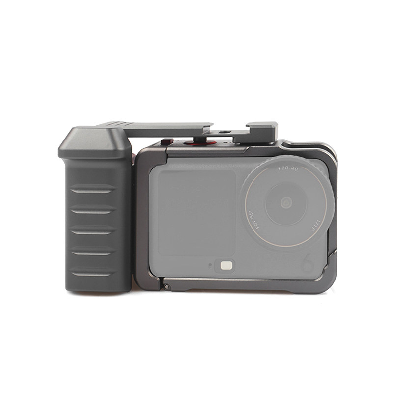 适用大疆Action 6街拍手柄套装 运动相机拓展兔笼转接配件