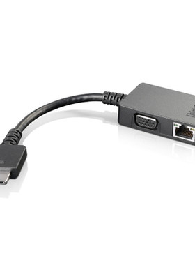 ThinkPad X1 new S2 S3 P40 onelink+转VGA RJ45网卡二合一接线