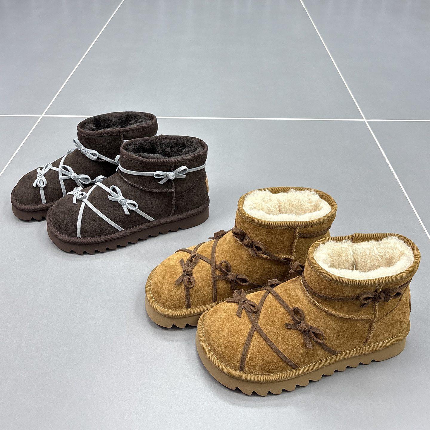 真皮羊毛雪地靴女2025冬季新款
