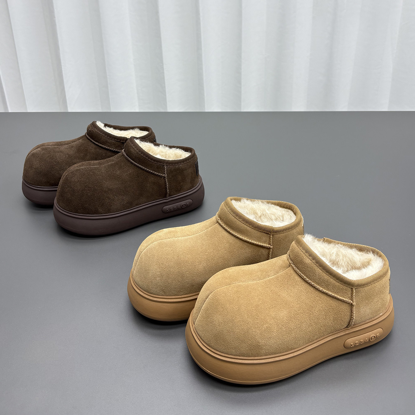 真皮羊毛雪地靴女2025冬季新款大头加厚保暖防滑厚底百搭休闲棉靴