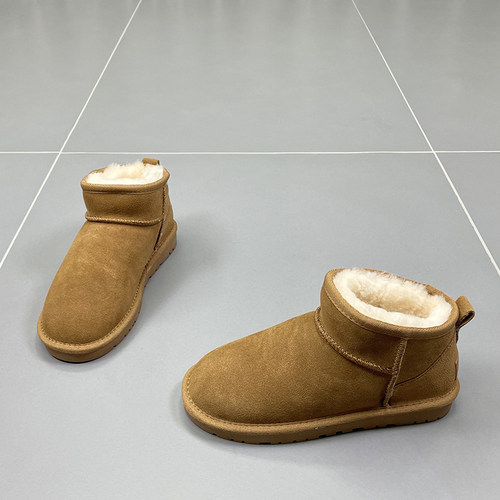 真皮羊毛雪地靴女2025冬季新款