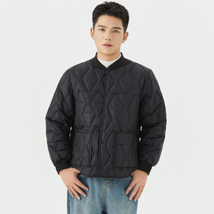 保暖棉衣男短款 轻薄打底羽绒棉内胆穿羊羔绵防寒小棉服中老年内搭