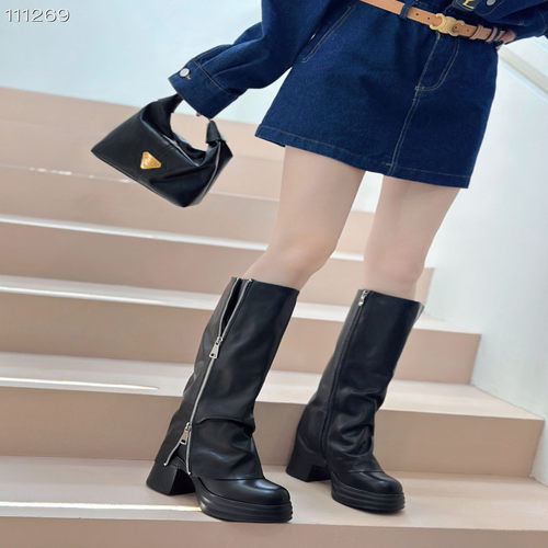 超模气场~可调节烟筒靴