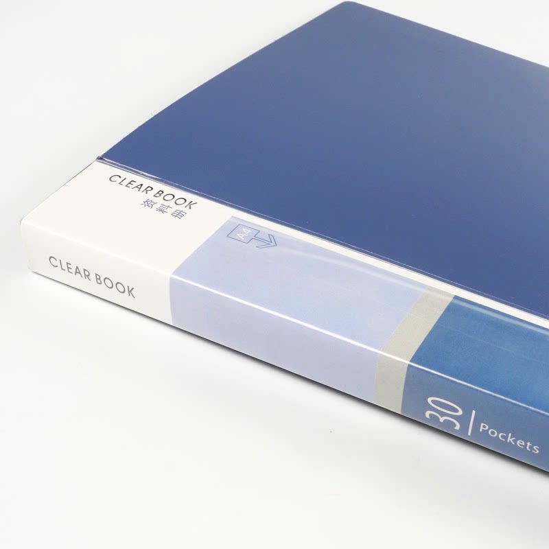 정보 책 A4 폴더 투명 삽입 가방 테스트 종이 클립 플라스틱 20|30|40|60|80|100 페이지 정보 책